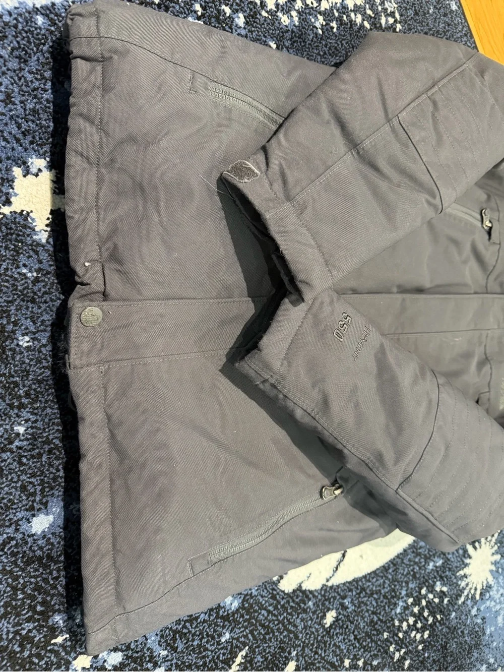 The North Face Men's Dark Gray Hooded Winter Jacket